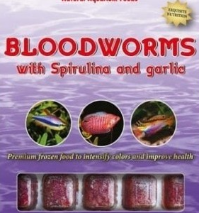 Larvas de mosquito rojo espirulina y ajo Ocean Nutrition 100 gr